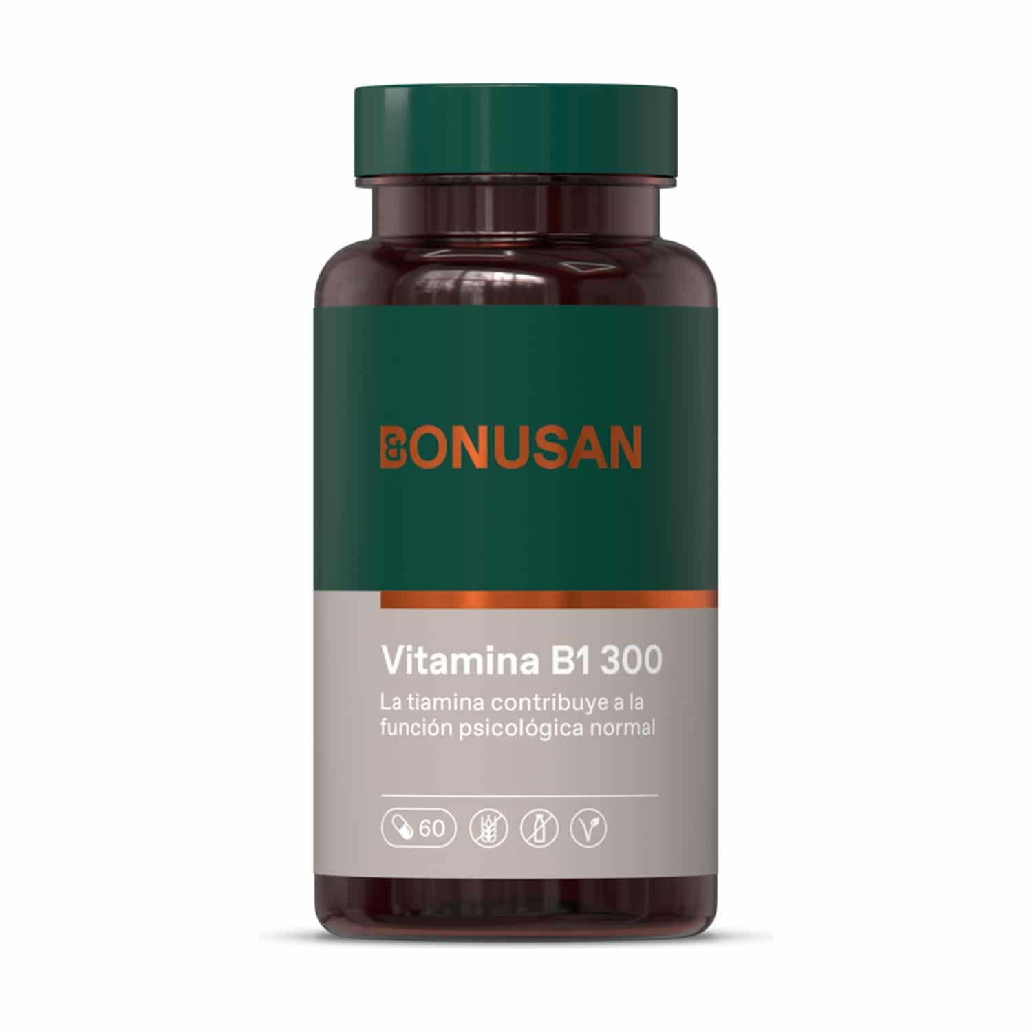 Vitamina B1 300 mg. 60 cáps. de Bonusan