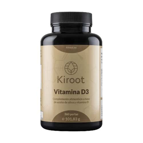 Vitamina D3 360 perlas de Kiroot