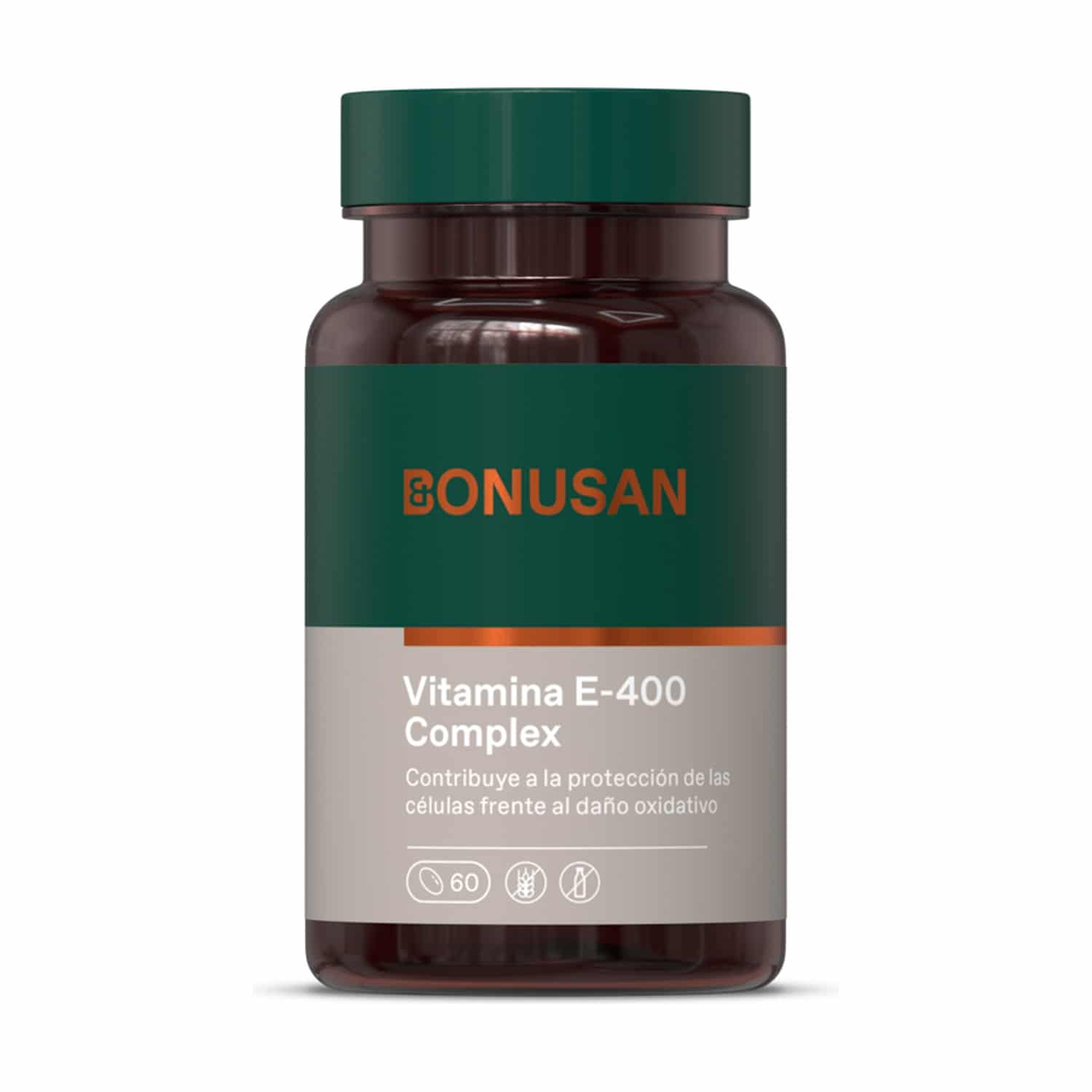 Vitamina E-400 Complex 60 perlas de Bonusan