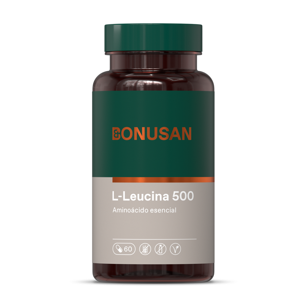 L-Leucina 500 mg. 60 cáps. de Bonusan