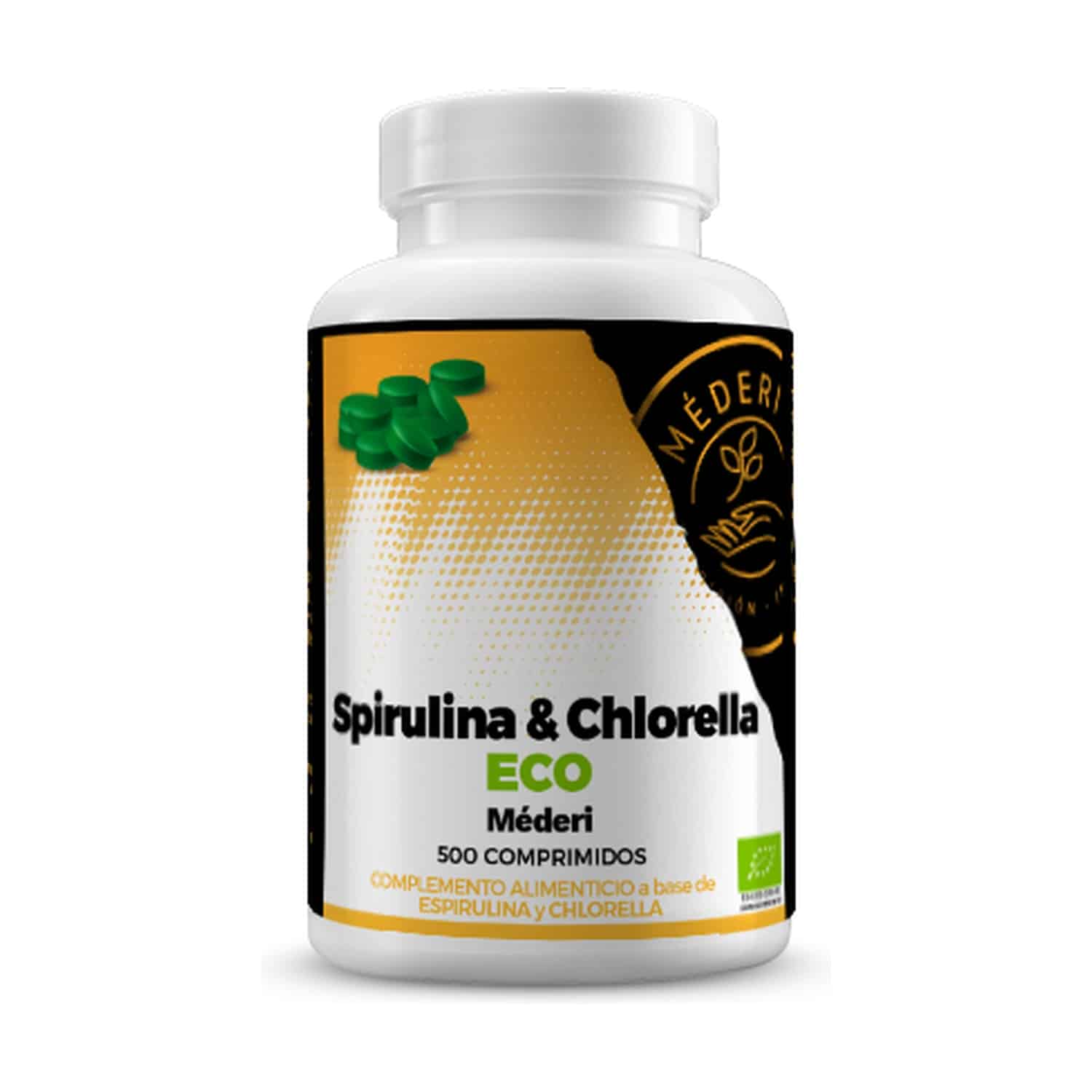 Spirulina & chlorella eco Méderi 500 comp.