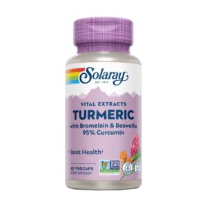 Advanced Turmeric Bromelain Boswellia 60 caps. de Solaray
