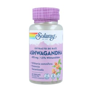 Ashwagandha 470 mg 60 caps. de Solaray