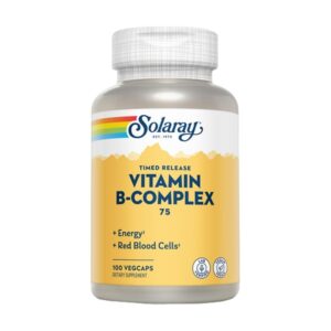 B Complex 75 100 caps. Acción Retardada de Solaray