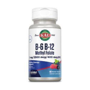 B6/B12 Methyl Folate (Homocistein) 60 comp. de KAL
