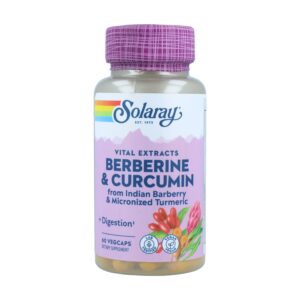 Berberine Curcumin 600 mg 60 caps. de Solaray