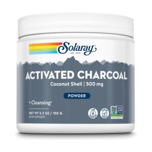Charcoal Coconut Activated 150 g de Solaray