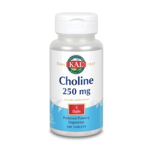 Choline 250 mg 100 comp. de KAL