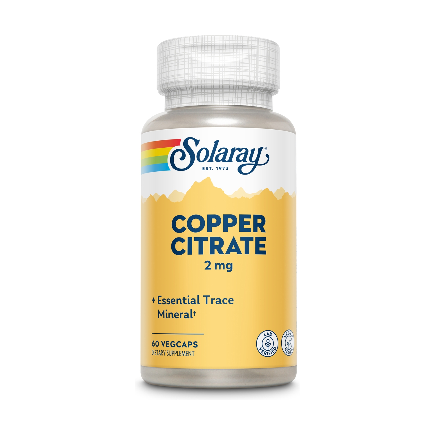 Copper Citrate 2 mg 60 caps.