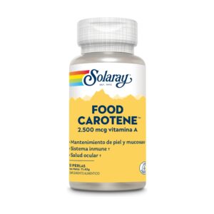 Food Carotene 25000 UI 30 caps. de Solaray