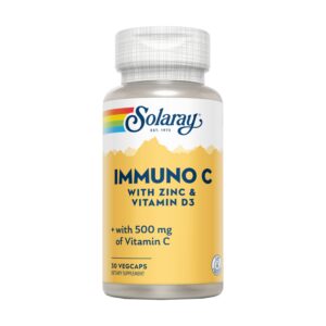 Inmuno C C+D3+Zn 30 caps. de Solaray