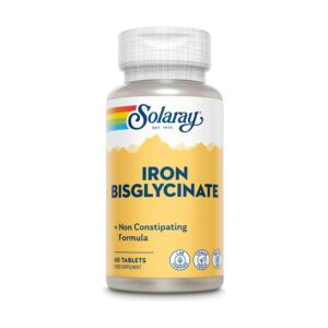 Iron Bisglycinate 60 comp. de Solaray
