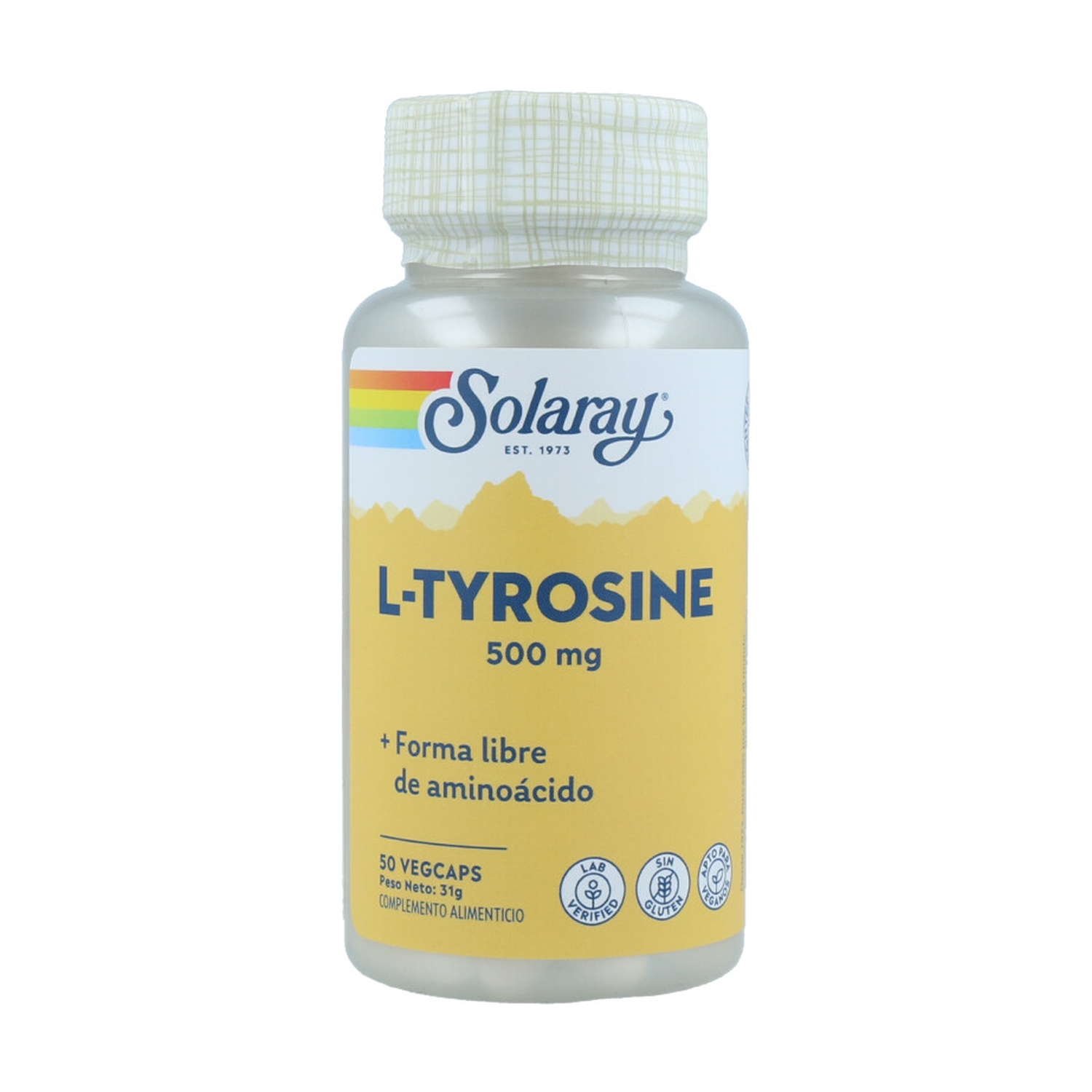 L-Tyrosina 500 mg 50 caps.