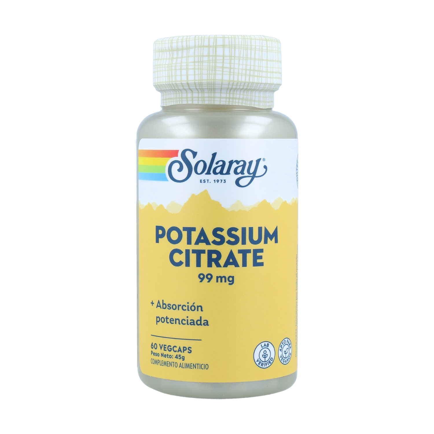 Potassium Citrate 99 mg 60 caps.