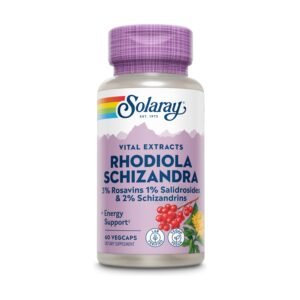 Schizandra Rhodiola 500 mg 60 caps. de Solaray