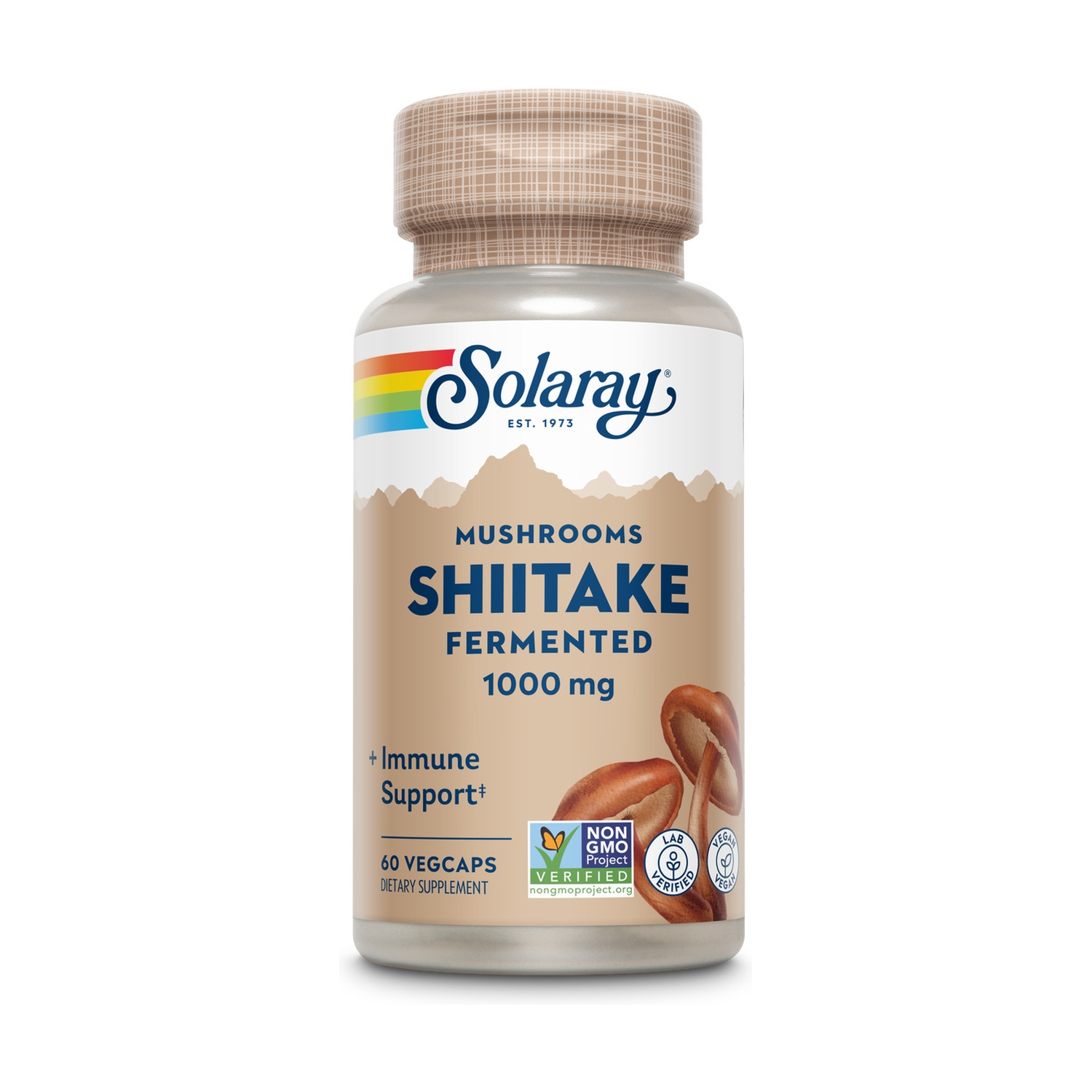 Shiitake 500 mg 60 caps.