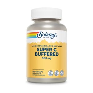 Super C Buffered 100 caps. Acción Retardada de Solaray