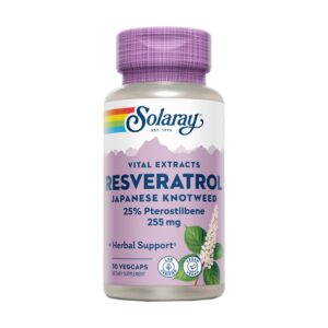 Super Resveratrol 250 mg 30 caps. de Solaray