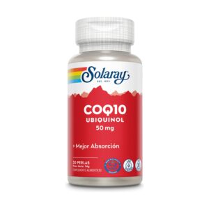 Ubiquinol Kaneka CoQ10 50 mg 30 perlas de Solaray