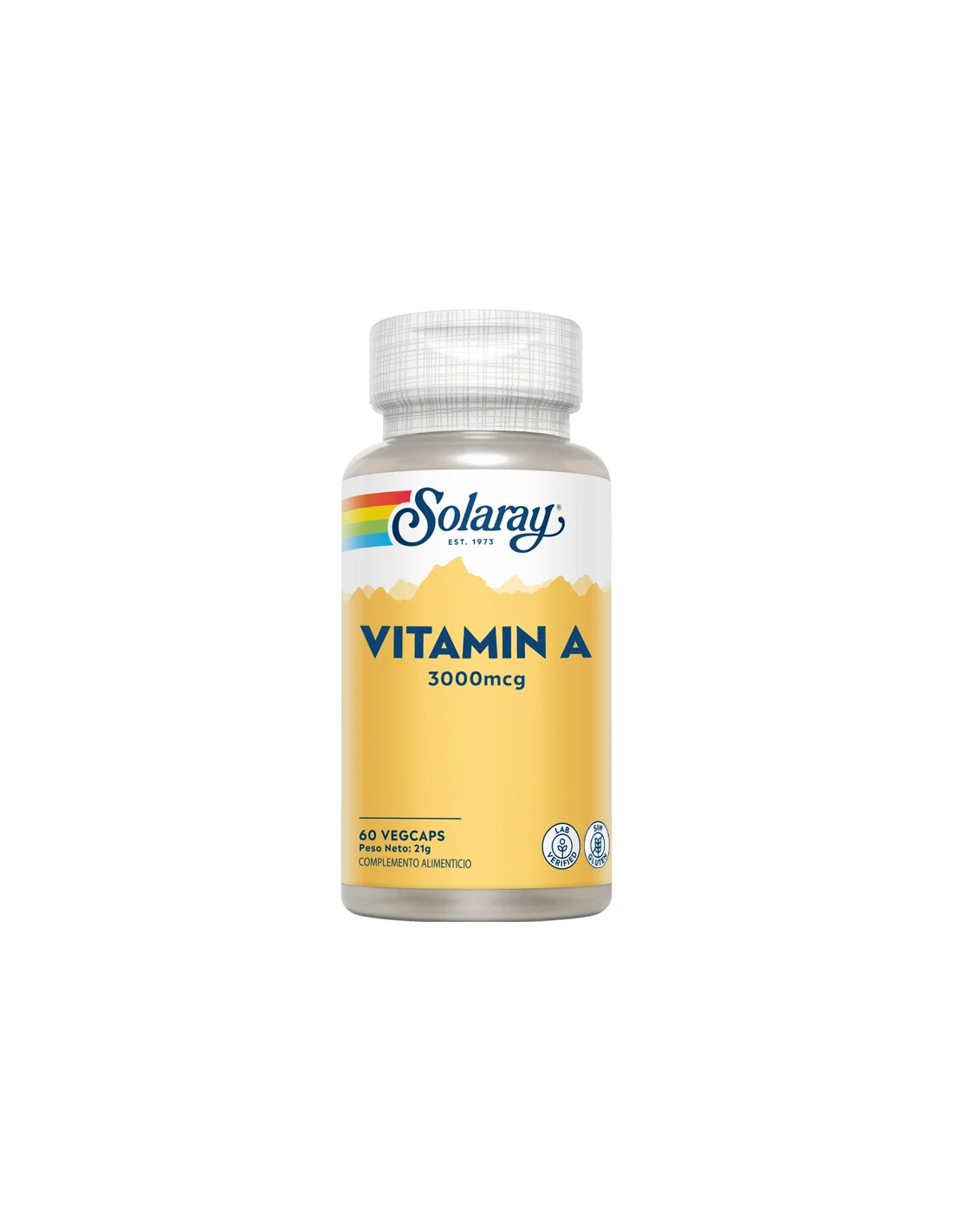 Vitamina A 10000 UI 60 caps.