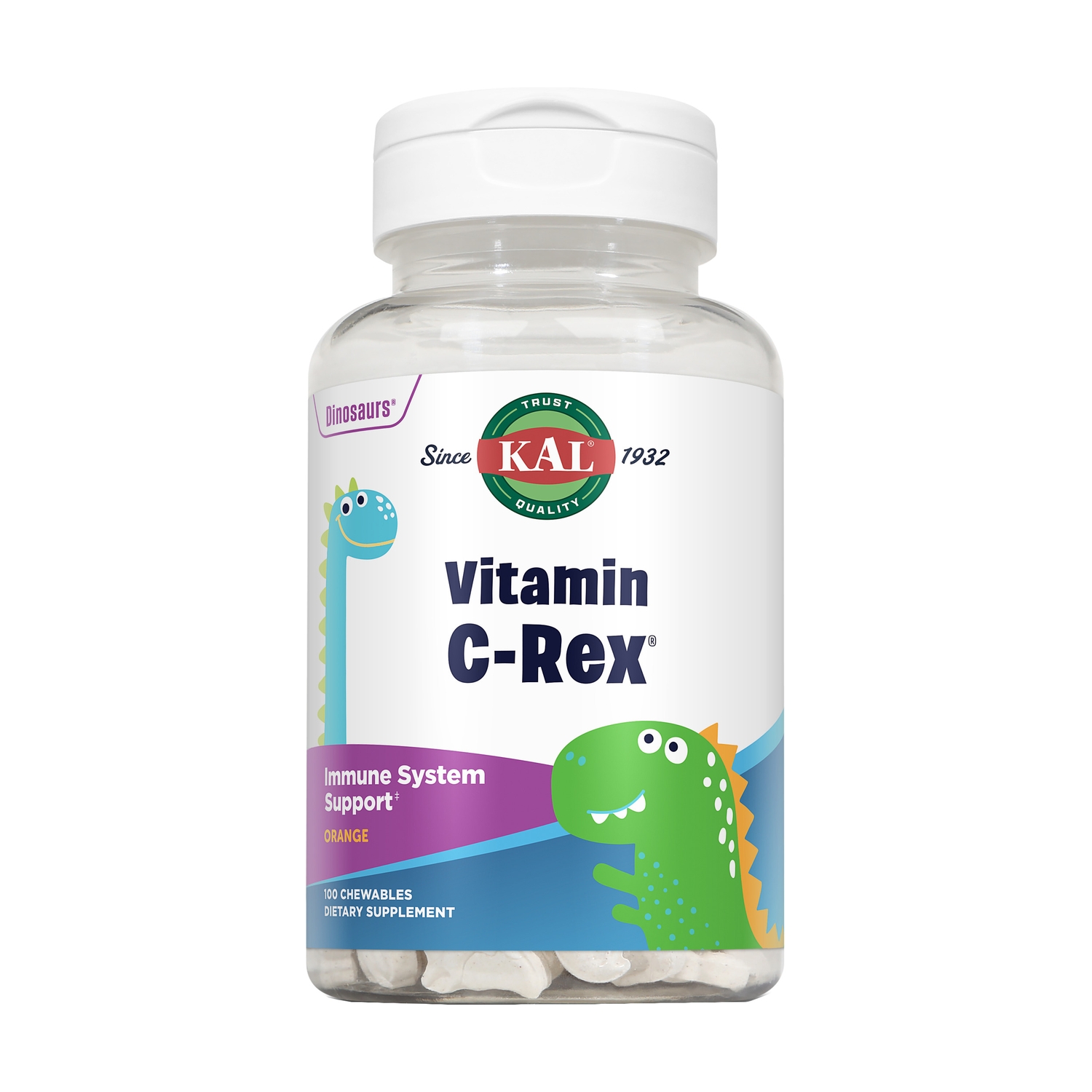 Vitamina C Rex 100 masticables de KAL
