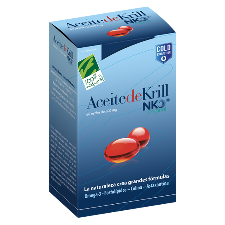 Aceite de Krill NKO 80 caps. de 100% Natural