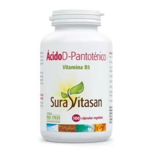 Ácido D-Pantoténico 100 caps. de Sura Vitasan