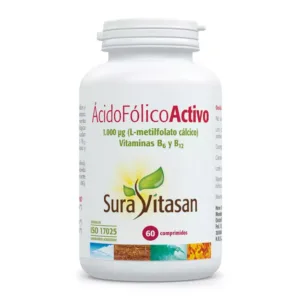 Ácido Fólico Activo 60 comp. de Sura Vitasan