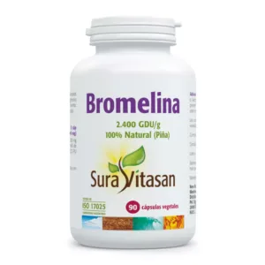 Bromelina 2400 90 caps. de Sura Vitasan