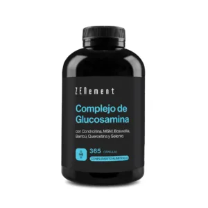 Complejo de Glucosamina, Condroitina, MSM, Boswellia, Bambú y Quercetina 365 caps. de Zenement