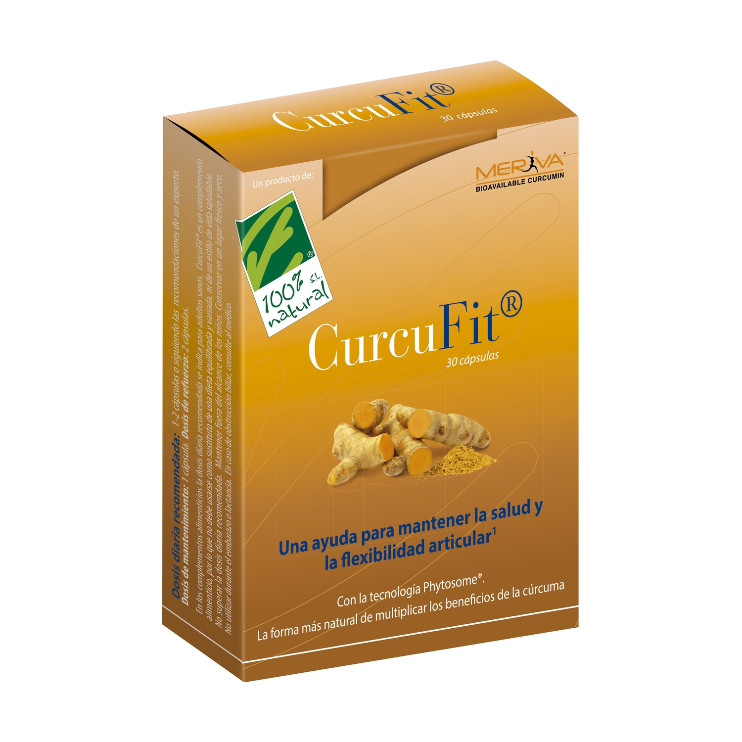 CurcuFit 30 caps. de 100% Natural