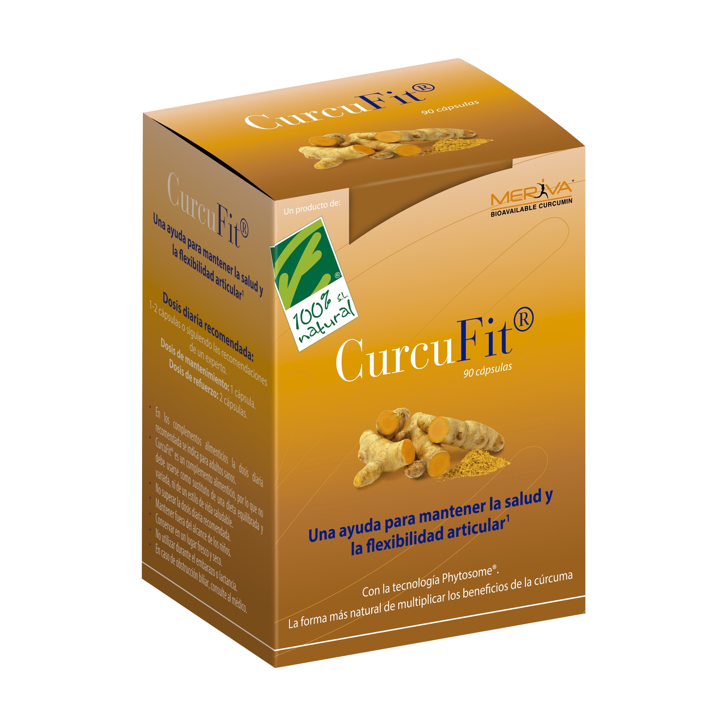 CurcuFit 90 caps. de 100% Natural