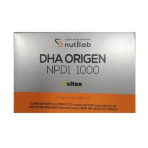 DHA Origen NPD1 1000 Blíster 30 perlas de Nutilab