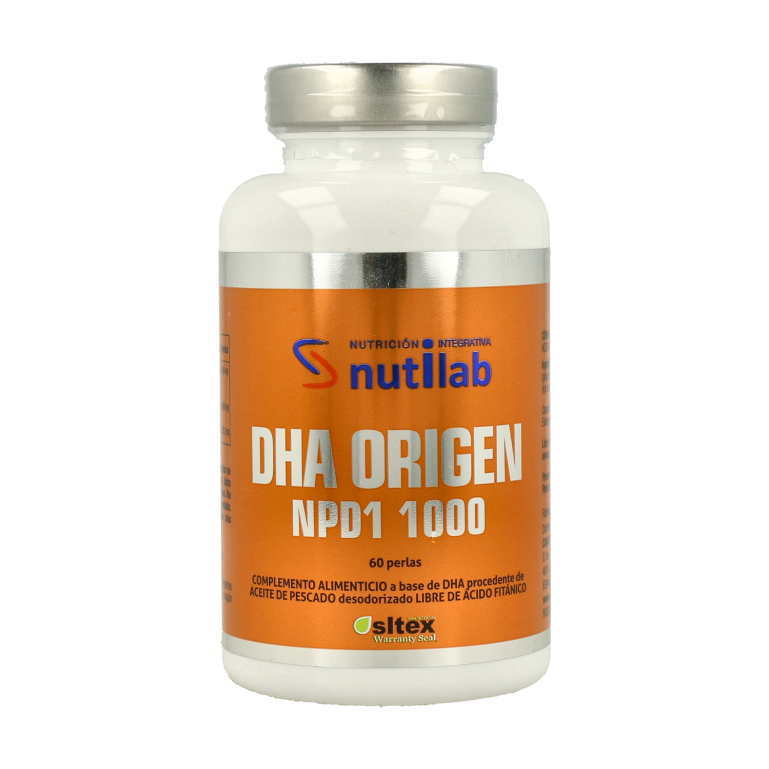 DHA Origen NPD1 1000 Blíster 60 perlas de Nutilab