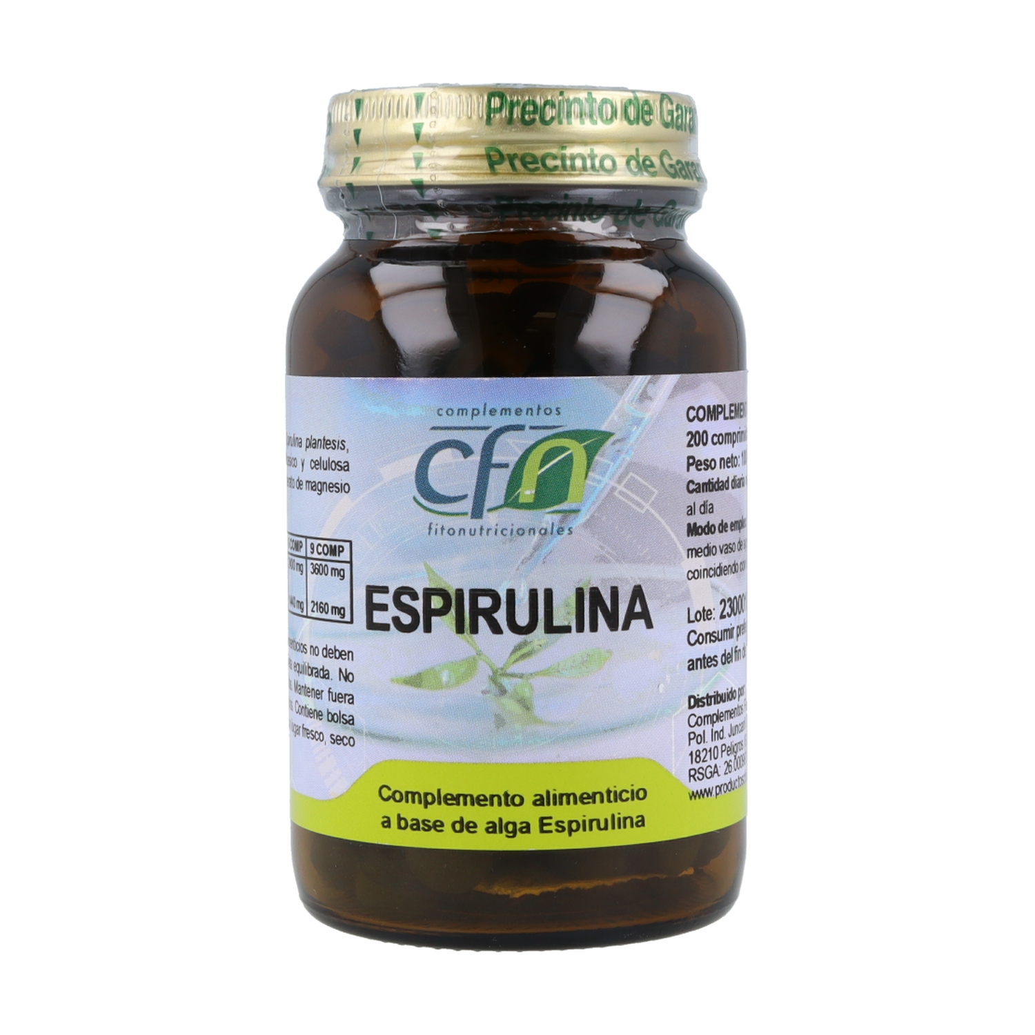 Espirulina 500 mg 200 comp.