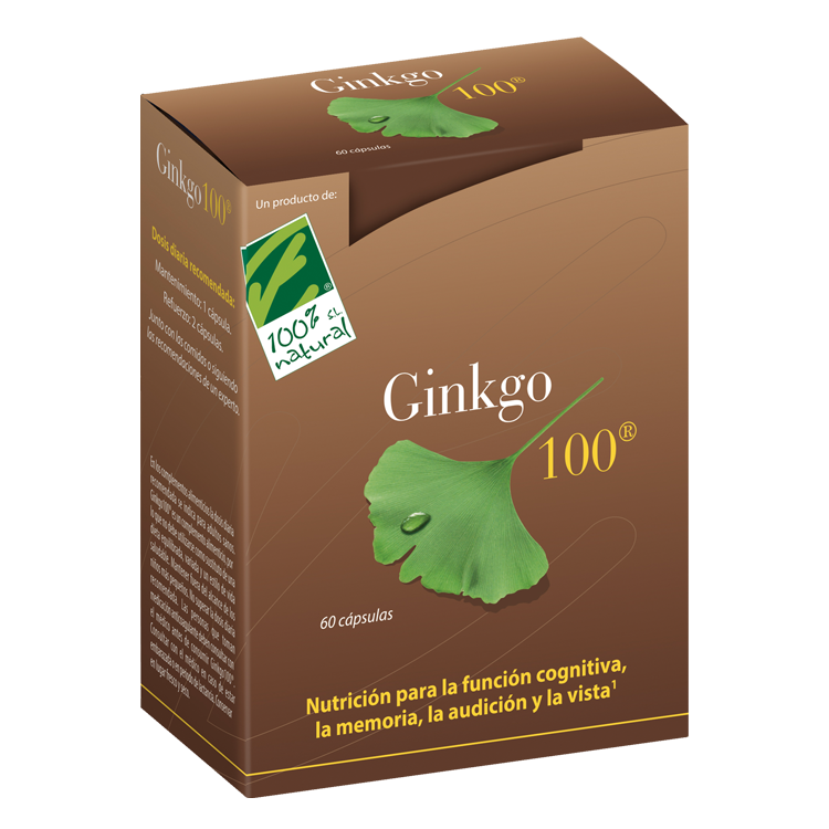 Ginkgo100 60 caps. de 100% Natural