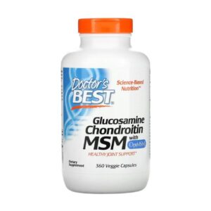 Glucosamina Condroitina MSM con OptiMSM 360 caps. de Doctor's Best
