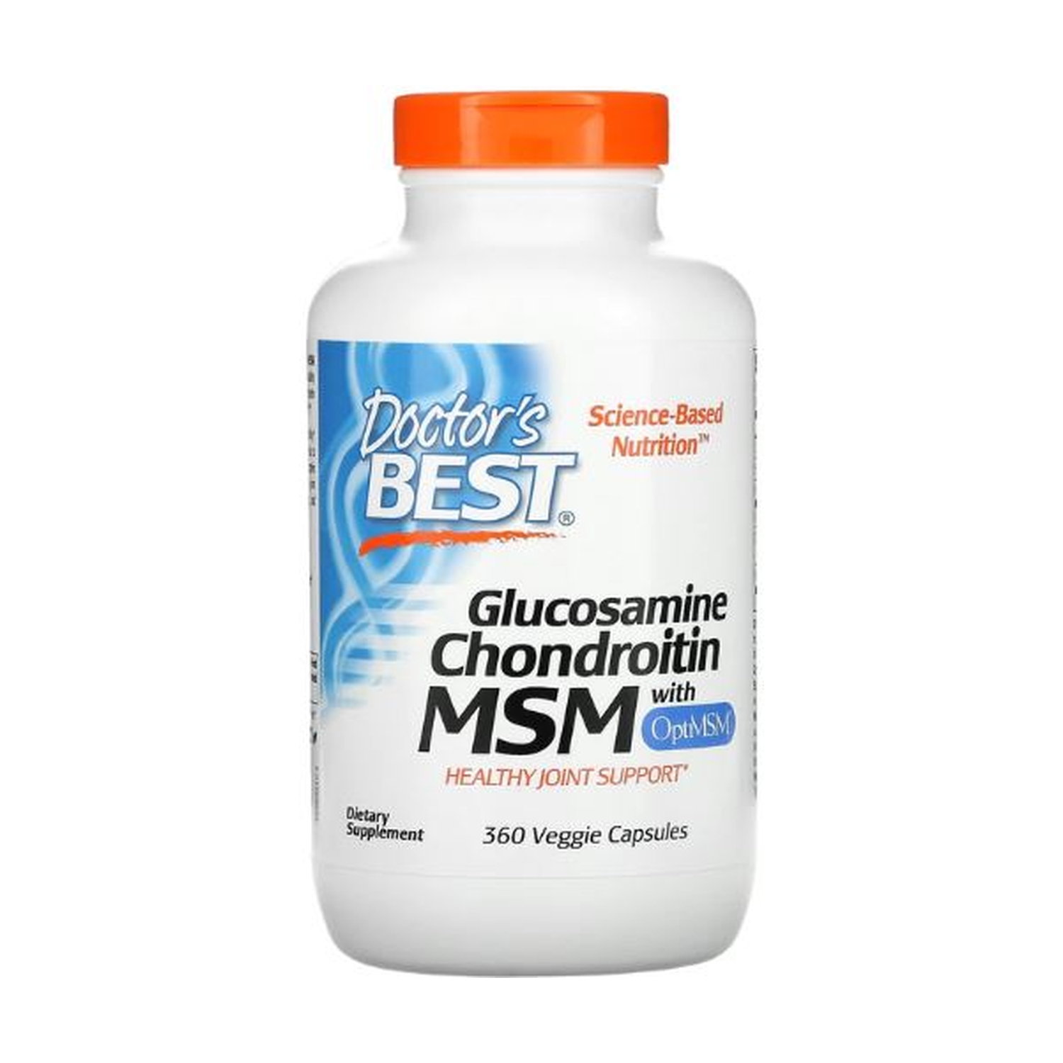 Glucosamina Condroitina MSM con OptiMSM 360 caps.