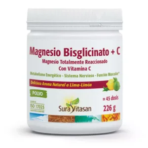 Magnesio Bisglicinato + C 226 g de Sura Vitasan