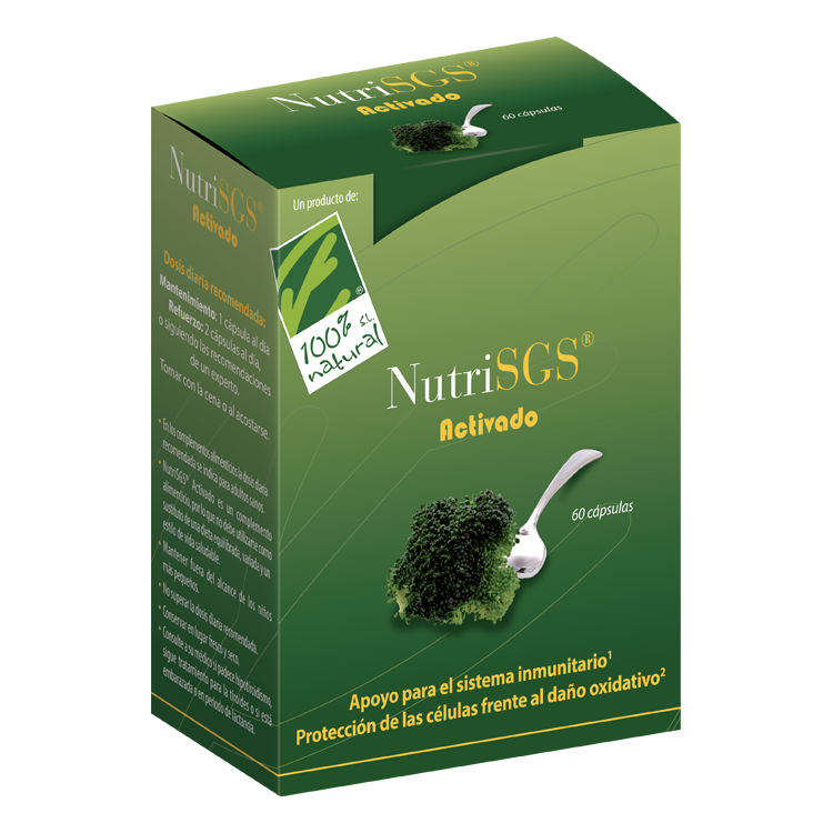 NutriSGS Activado 60 caps. de 100% Natural