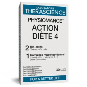 Physiomance Acción Dieta 4 30 comp. de Therascience
