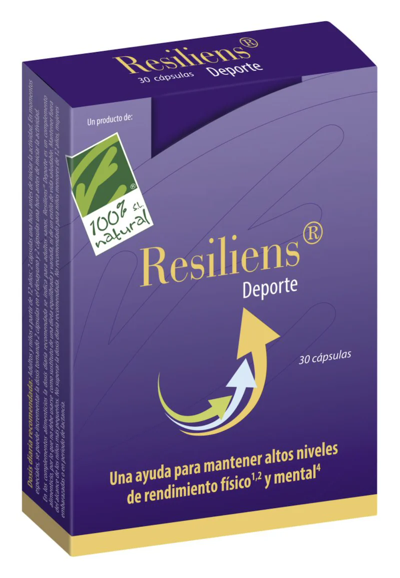 Resiliens Deporte 30 caps. de 100% Natural