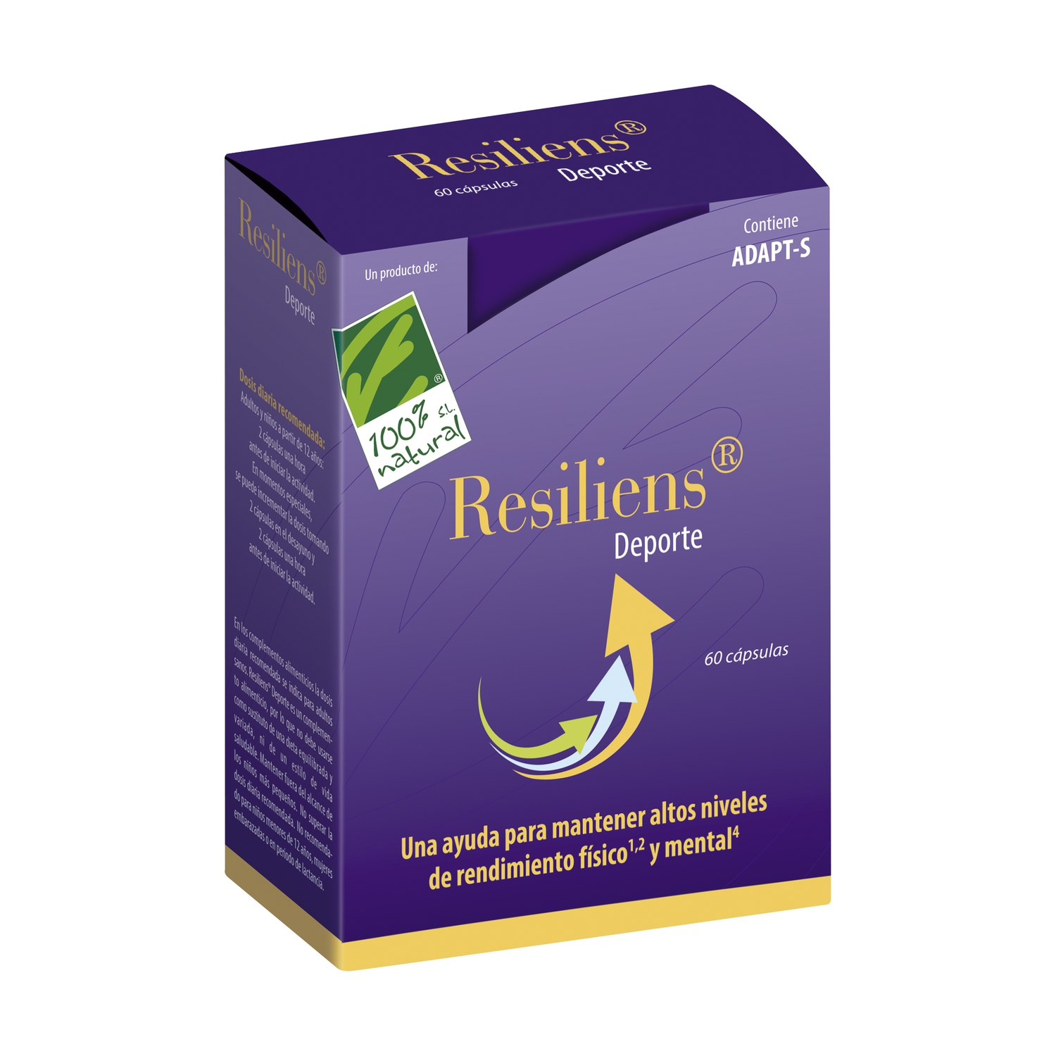 Resiliens Deporte 60 caps. de 100% Natural