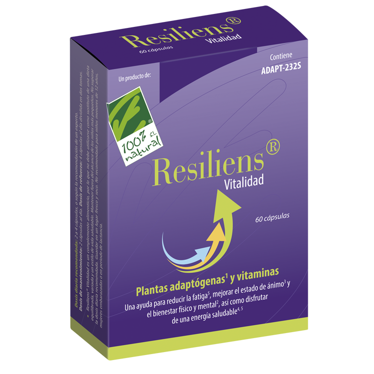 Resiliens Vitalidad 60 caps. de 100% Natural