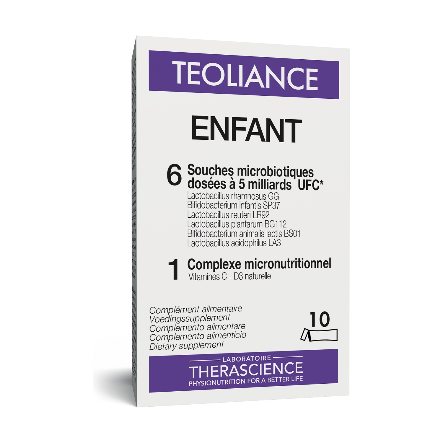 Teoliance Enfant 10 sticks de Therascience