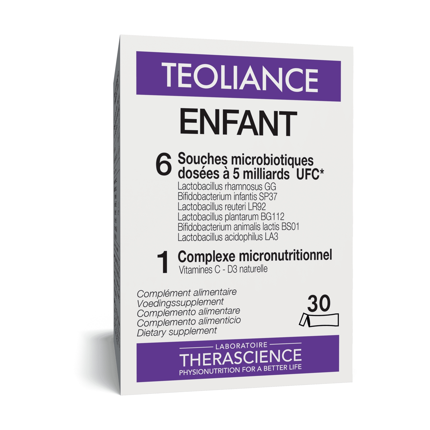 Teoliance Enfant 30 sticks de Therascience