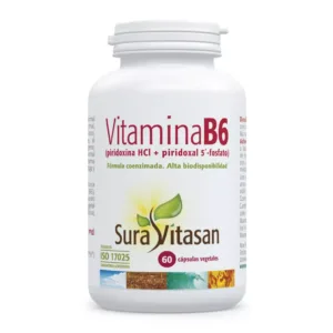 Vitamina B6 60 caps. de Sura Vitasan