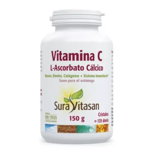 Vitamina C L-Ascorbato Cálcico 150 g de Sura Vitasan