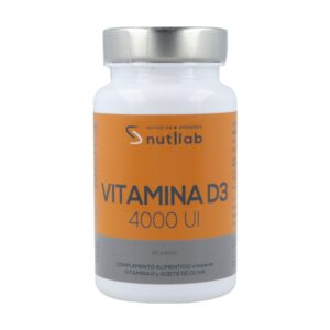 Vitamina D3 4000 UI 60 perlas de Nutilab