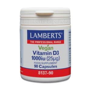 Vitamina D3 Vegana 1000 UI 90 caps. de Lamberts